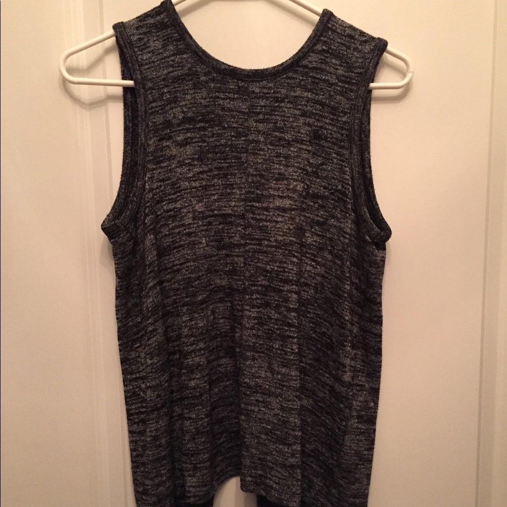 Forever 21 Open back grey sweater tank